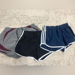 3 pairs of Small Medium Athletic Shorts Brooks Adidas
